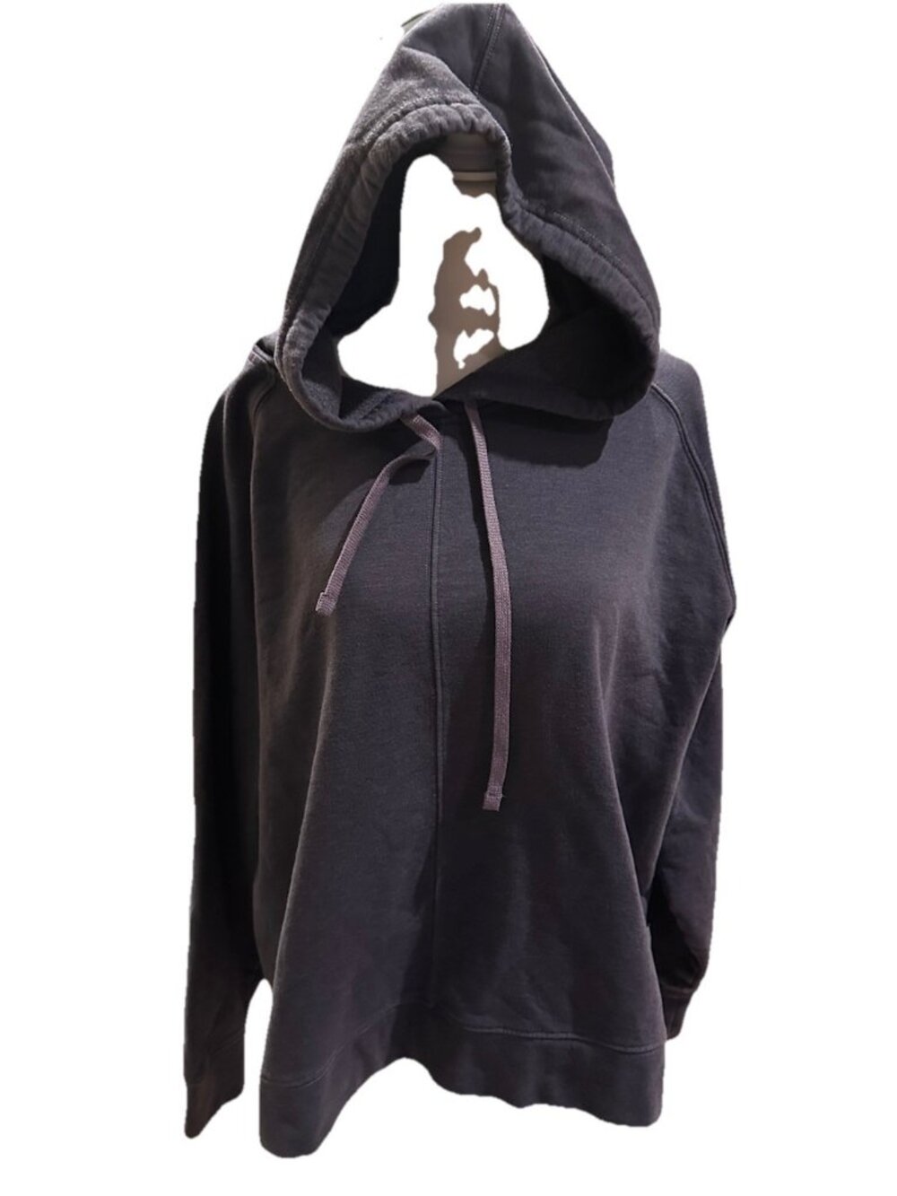 Eddie Bauer Women's XL Blue Hoodie Pullover Front Pocket
